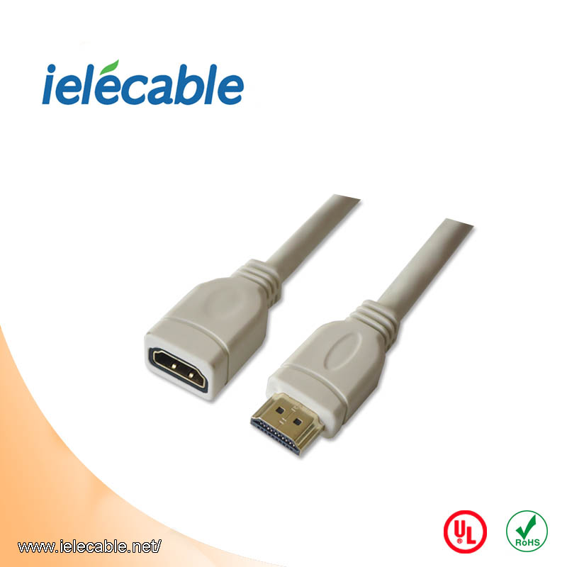 HDMI 公对母数据连接线