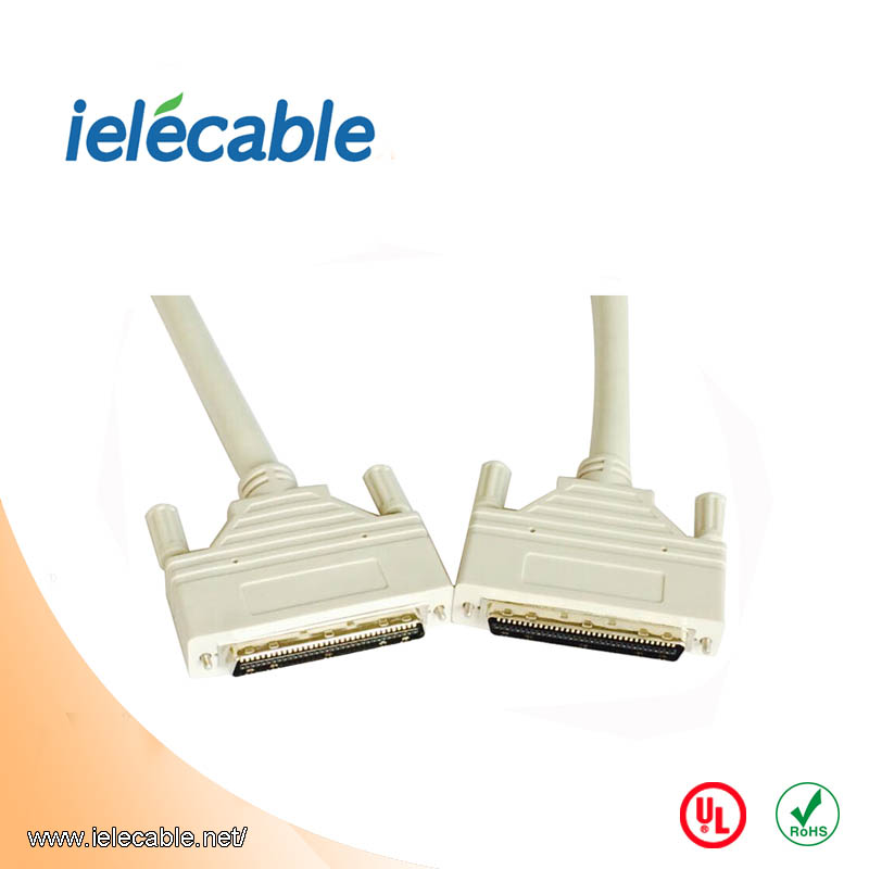 HP-CN 68pin M/M cable with Screw, Molding Type