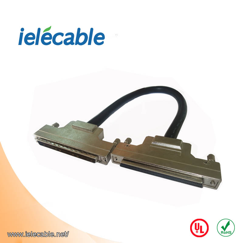 HP-DB 100Pin M/F cable with Screw, Assembly Type