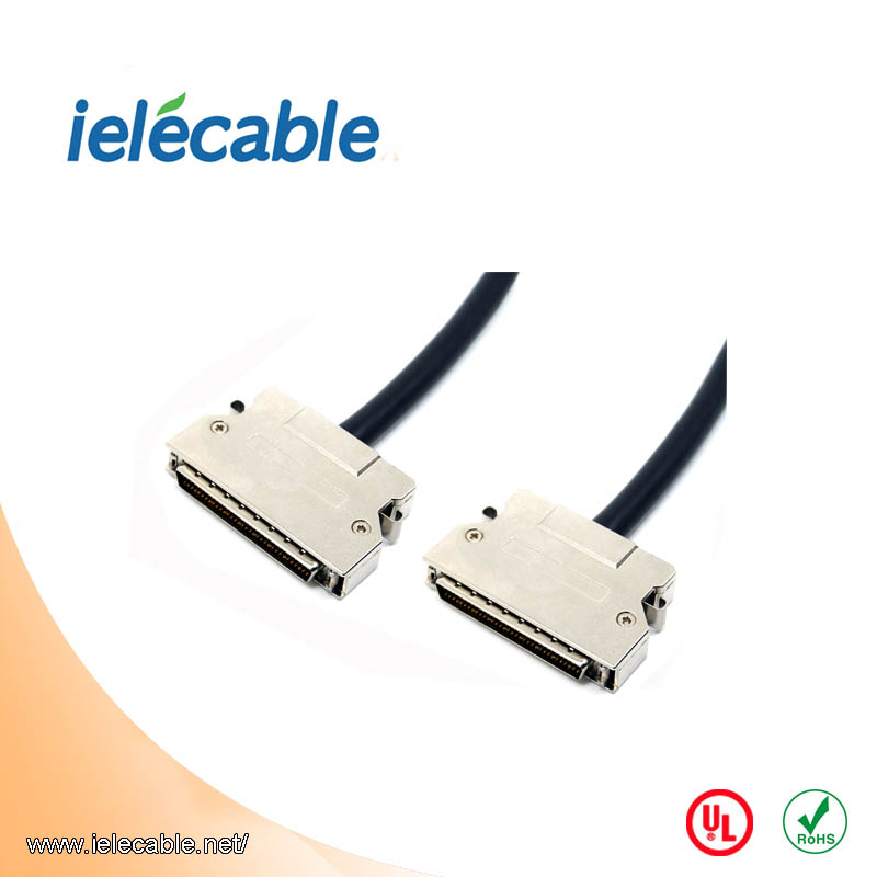 HP-DB 68Pin M/M cable with Clip, Assembly Type