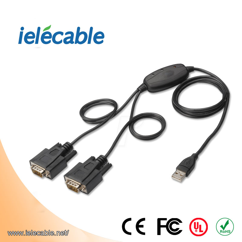 2 Port RS232 to USB Cable