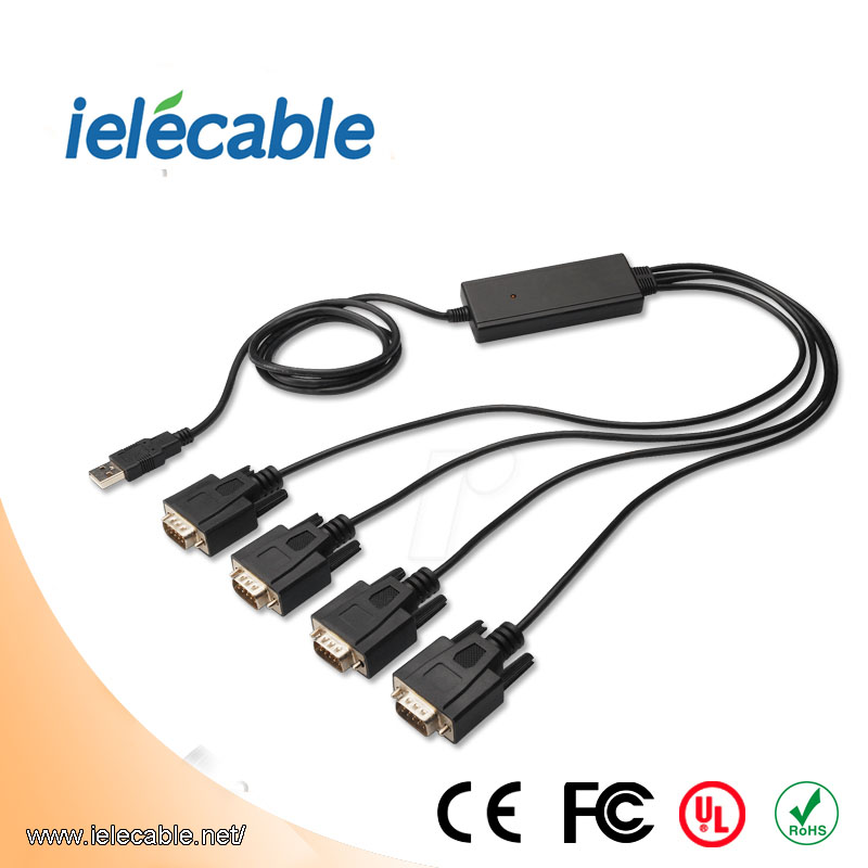 4 Port RS232 to USB Cable